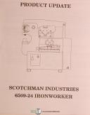 Scotchman-Scotchman 6509-24 & 24M, Ironworker Operations & Maintenance Manual-6509-24-6509-24M-01